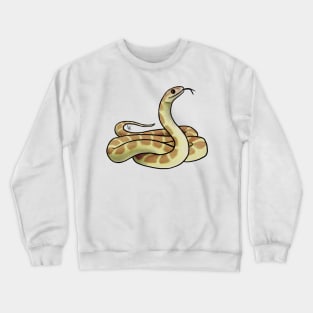 Reptile - Snake - Hypomelanistic Corn Snake Crewneck Sweatshirt